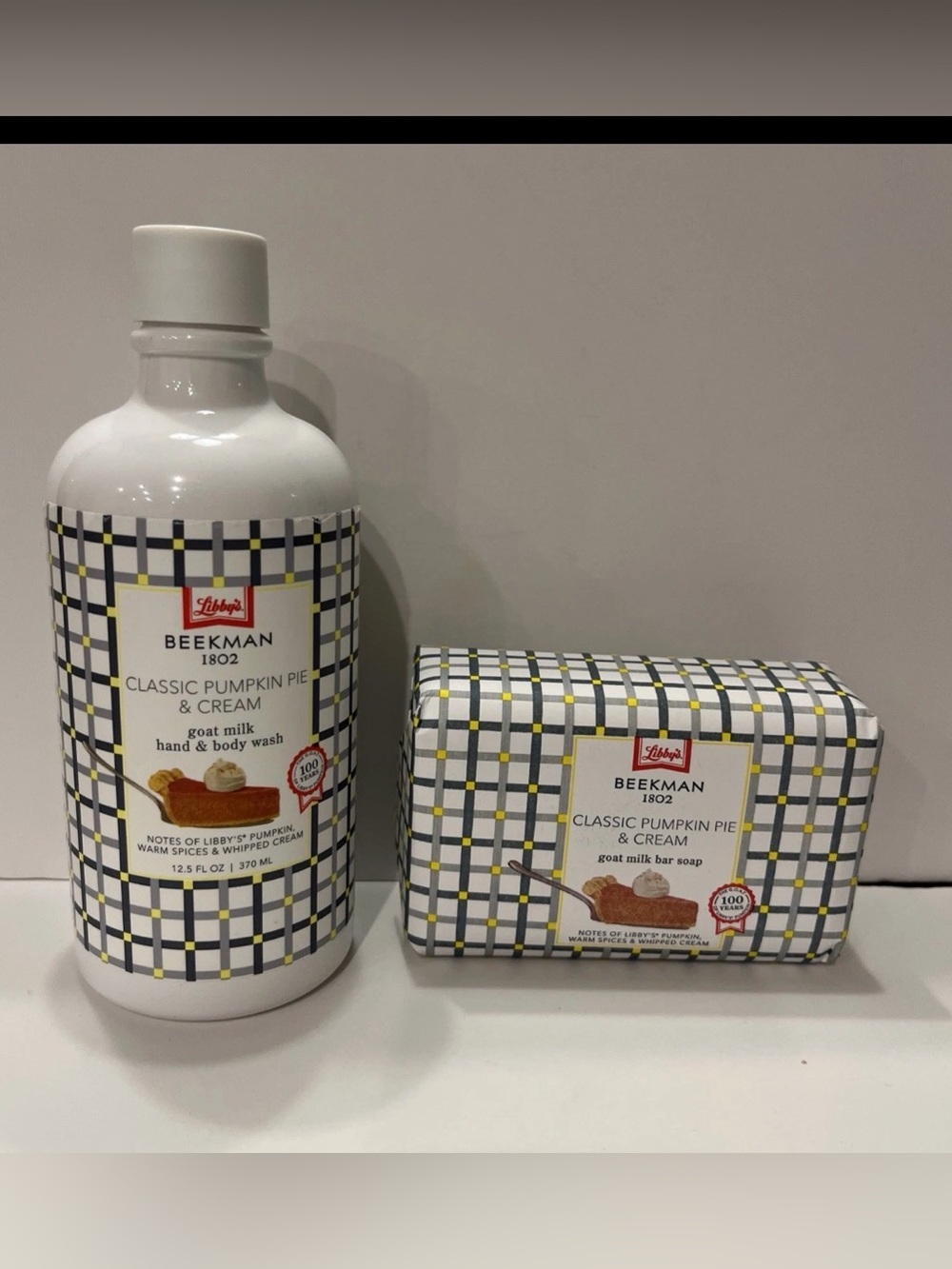 Beekman 1802 Classic Pumpkin Pie & Cream 100-Year Anniversary Goat Milk Duo